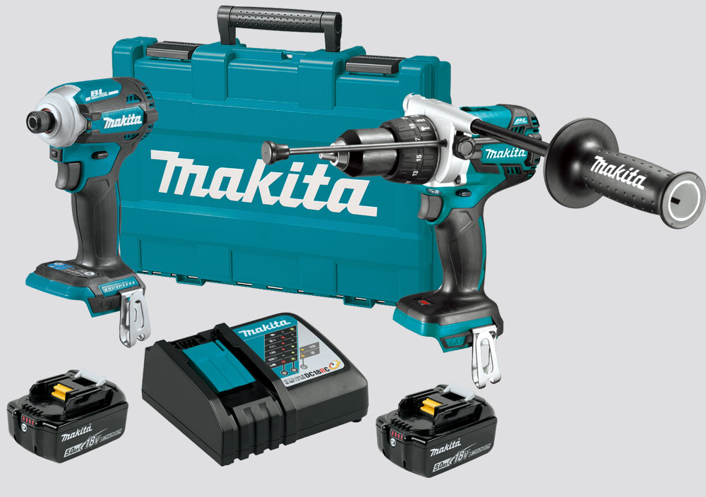 Makita 18V Brushless 2pc Hammer Drill Driver / Impact Driver Kit Toro